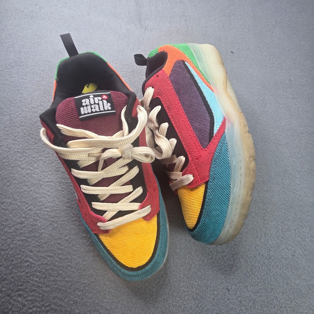 Airwalk Boys BMAK45GX024 Colorblock Skate Sneakers Multicolor Size 6 Kids